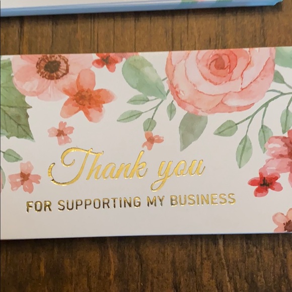 Posh seller thank you cards and thank you stickers - Picture 2 of 3